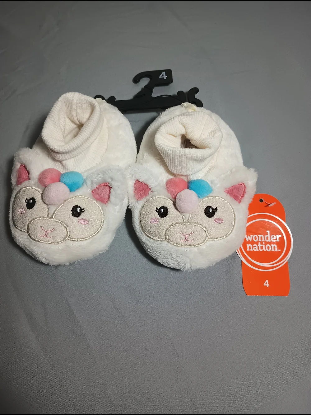Wonder Nation Infant Llama Sock Slippers